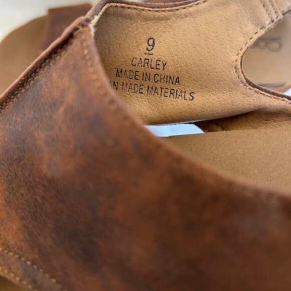 Corkys Sandals Womens Size 9 Cork Comfort Wedge Shoes Carley Brown Earthy Studs - Picture 5 of 8